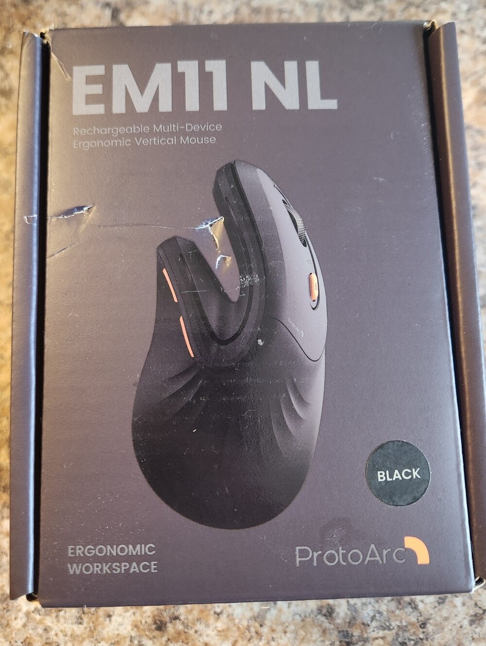 ProtoArc EM11 NL Rechargeable Ergonomic Vertical Mouse